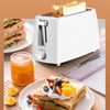 Máy nướng bánh mì 2 lát, TS-1101, các khe rộng, 6 cài đặt bóng, 850 watt, khay vụn, nút hủy
