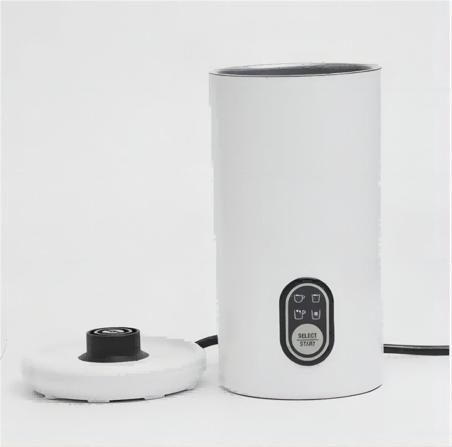 Milk Frother, 5-in-1 Electric Milk Steamer, Automatic Hot and Cold Foam Maker and Milk Warmer for Latte, Cappuccinos, Macchiato, From the Makers of Instant 450W, White