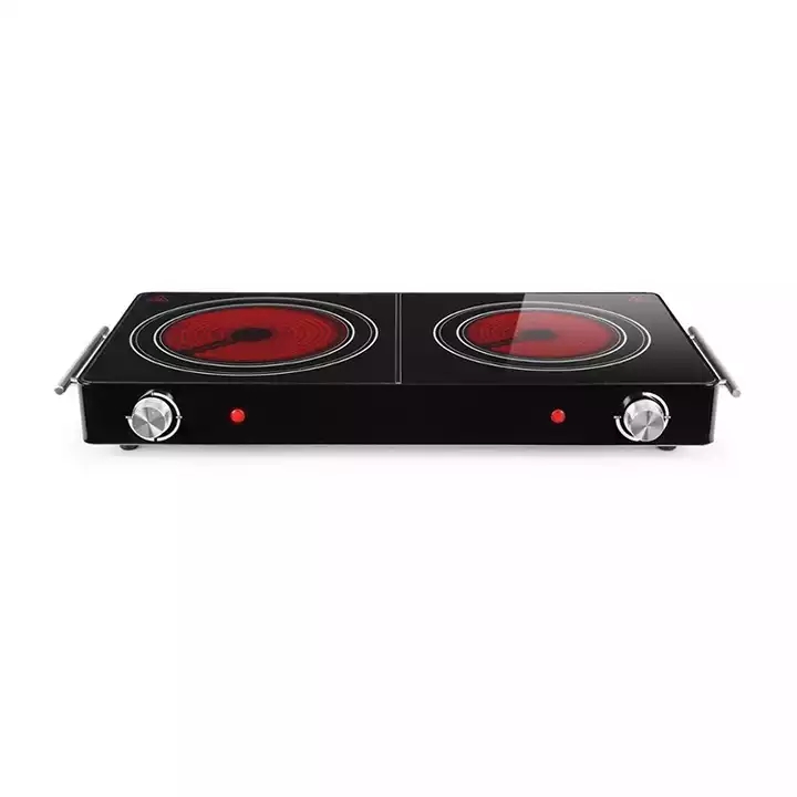 2022 Best Electric Double Burner Ceramic Stove Hotplate ES-J102